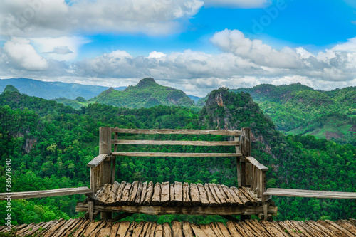 Ban jabo viewpoint in the rainy season will see the greenery. Feels fresh and comfortable.