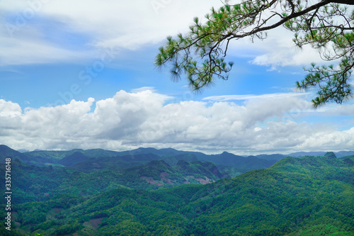 Viewpoint on the way to Mae hong son town.