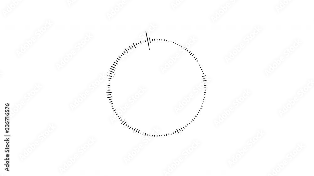A simple black and white audio visualization effect; black soundwave on white background