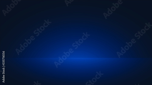 blue empty room background , free space for design illustration vector