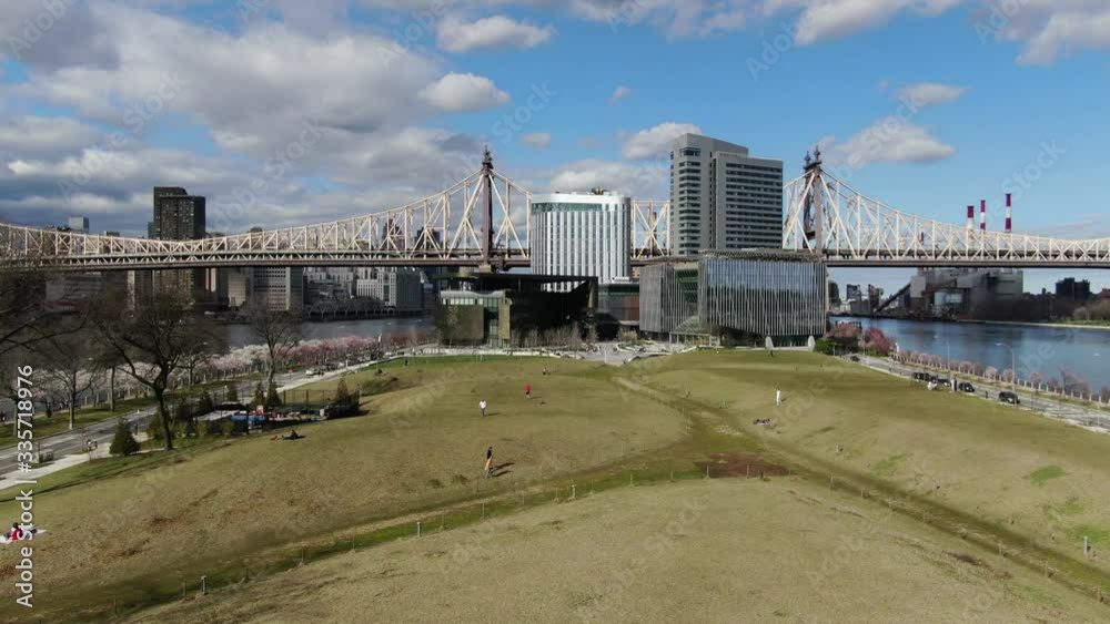 Roosevelt Island and the Queensboro Bridge during the Coronavirus Outbreak, Late March 2020 Roosevelt Island and the Queensboro Bridge during the Coronavirus Outbreak, Late March 2020