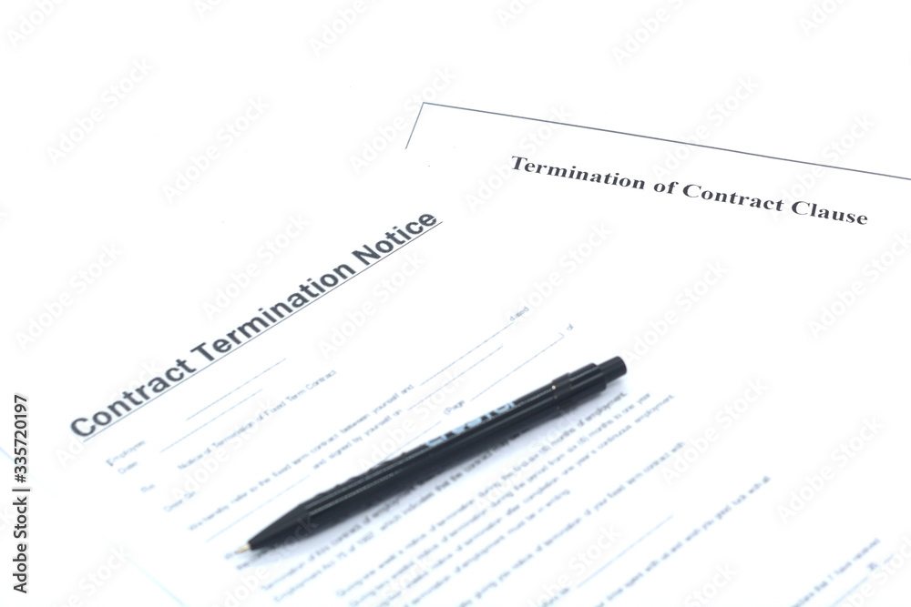 Termination of Contract document.contract termination due to COVID-19 or coronavirus disease Termination of Contract document.contract termination due to COVID-19 or coronavirus disease