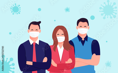 People Wearing Medical Mask