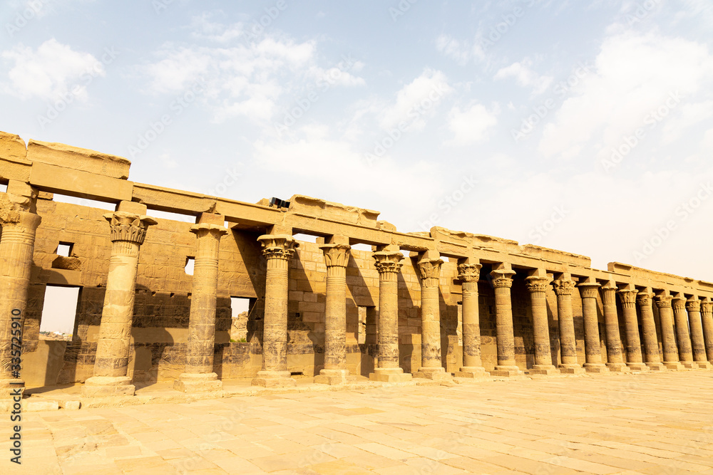Fototapeta premium Detail from Temple of Philae, Aswan, Egypt