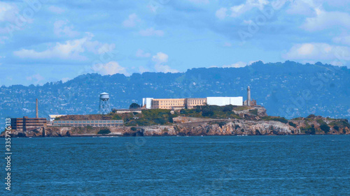 Famous Alcatraz Island and Alcatraz Prison in San Francisco