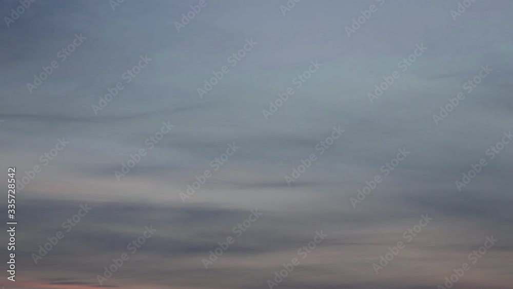 Timelapse of the sky lit by sunset light Timelapse of the sky lit by sunset light