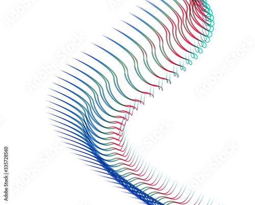 Abstract background blend wave line design for Wallpaper, Banner, Background, Card, Book Illustration, landing page