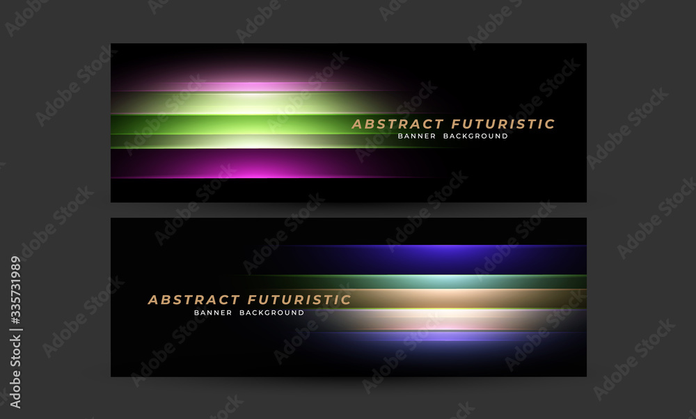 Abstract banner futuristic background, Abstract art wallpaper. Vector illustration.