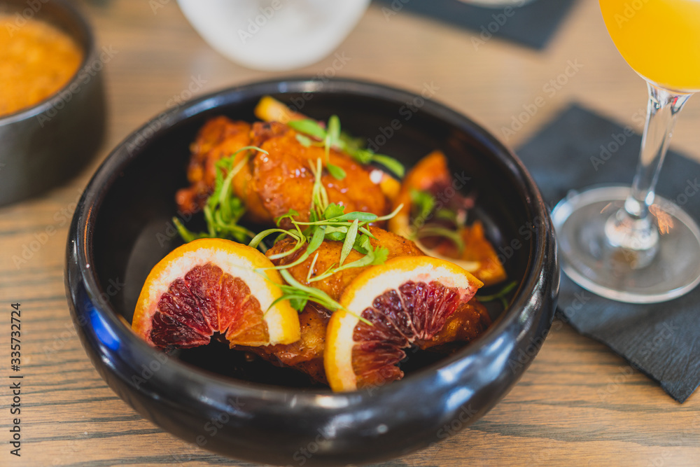 chicken wings with blood oranges chicken wings with blood oranges