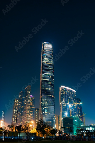 Photography Night of International Commerce Centre in Hong Kong