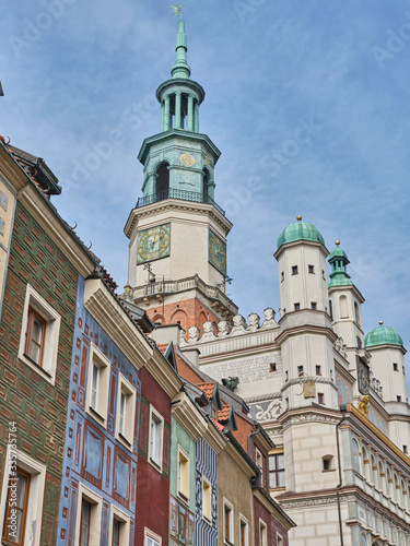 Obraz na płótnie Polska Poznań Stary Rynek w salonie