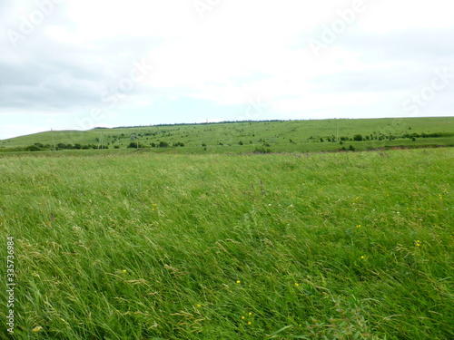 View of the Green field to the horizon