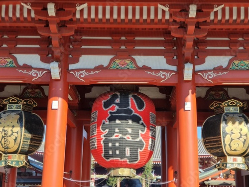 
The entrance to a temple in Japan