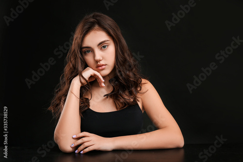 Young woman with beautiful ...