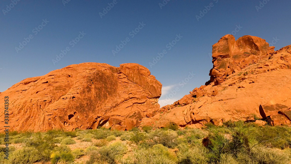 Amazing Valley of Fire in the Nevada desert