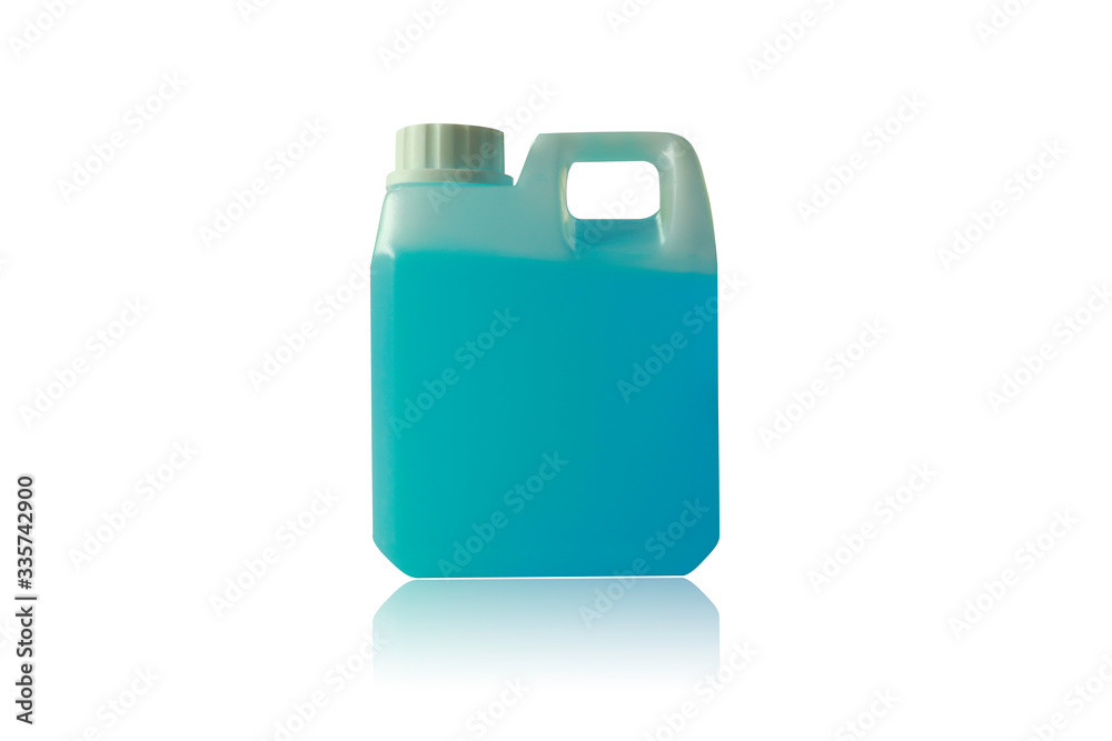 Gallon of for cleaning isolated on white background. Gallon of for cleaning isolated on white background.