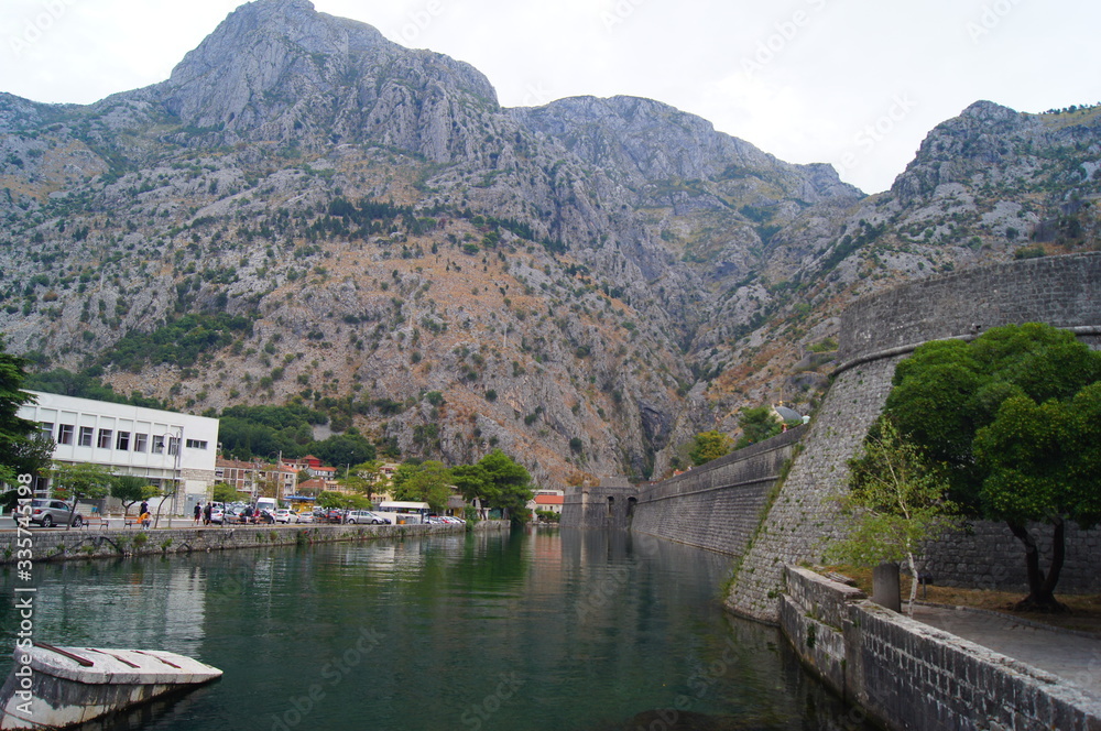 view of the city of kotor montenegro