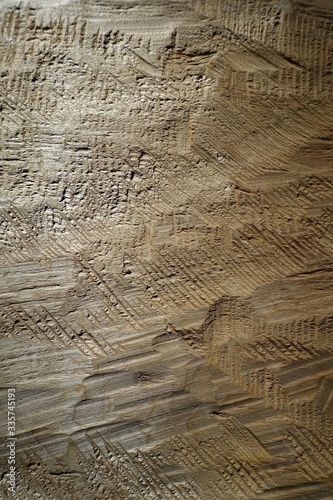 テクスチャー なぐり調の木彫り 　old wood texture