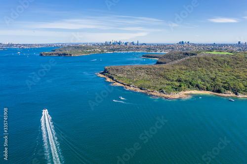 Aerial view on Dobroyd Head, Sydney, Australia. © PicMedia