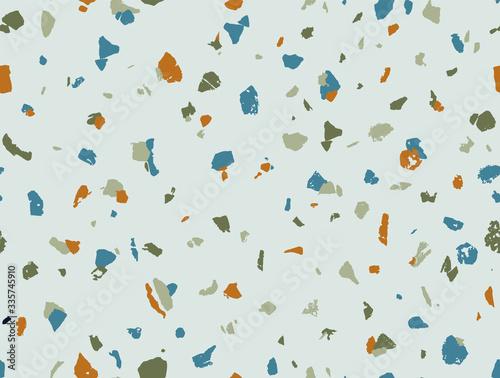 Seamless vector terrazzo all over print