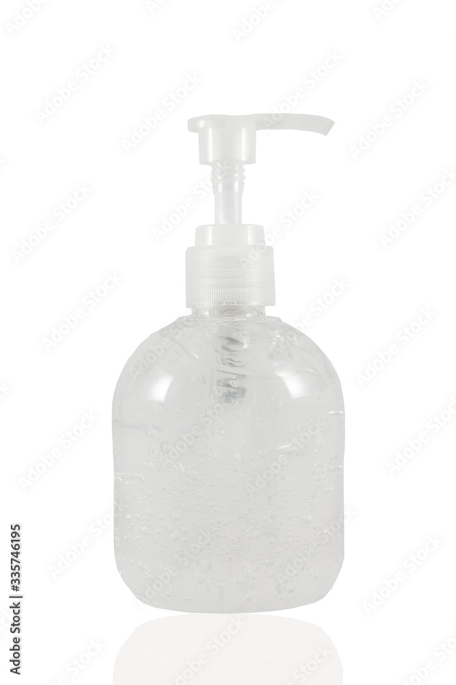 Hand sanitizer bottle isolated on white background Hand sanitizer bottle isolated on white background