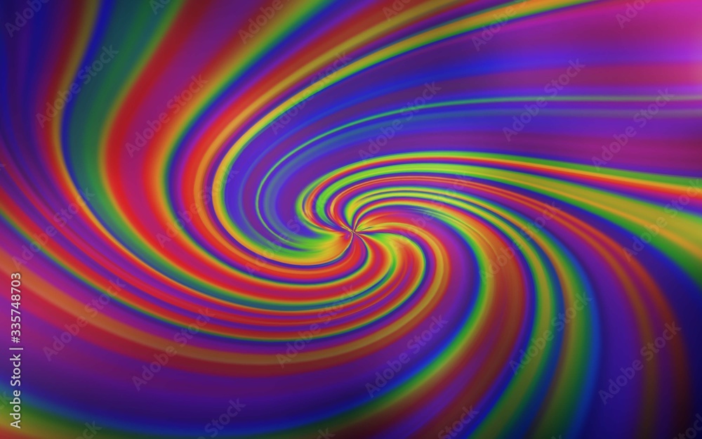 Dark Pink, Blue vector backdrop with bent lines. Colorful illustration in simple style with gradient. Template for cell phone screens.