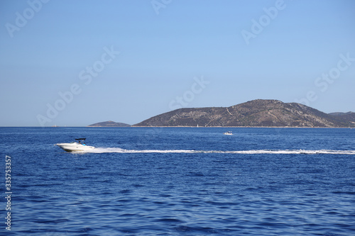 Landscapes of islands in Croatia