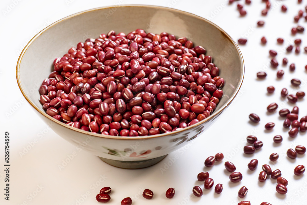 A Bowl Of Small Red Beans A Bowl Of Small Red Beans