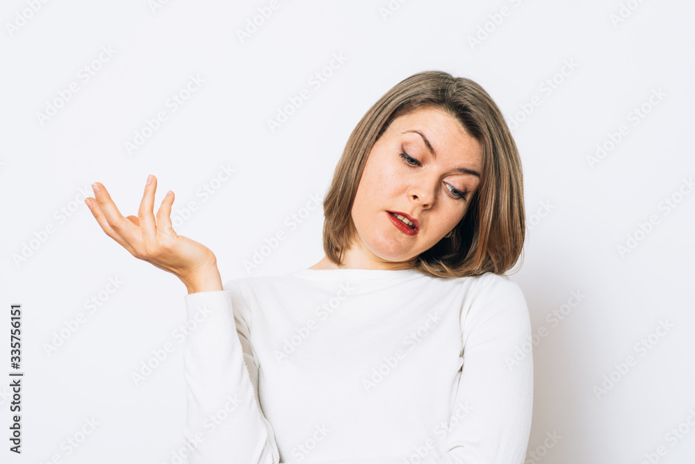 Girl throws up his hands Girl throws up his hands