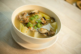 pork soup with mushroom Thai style
