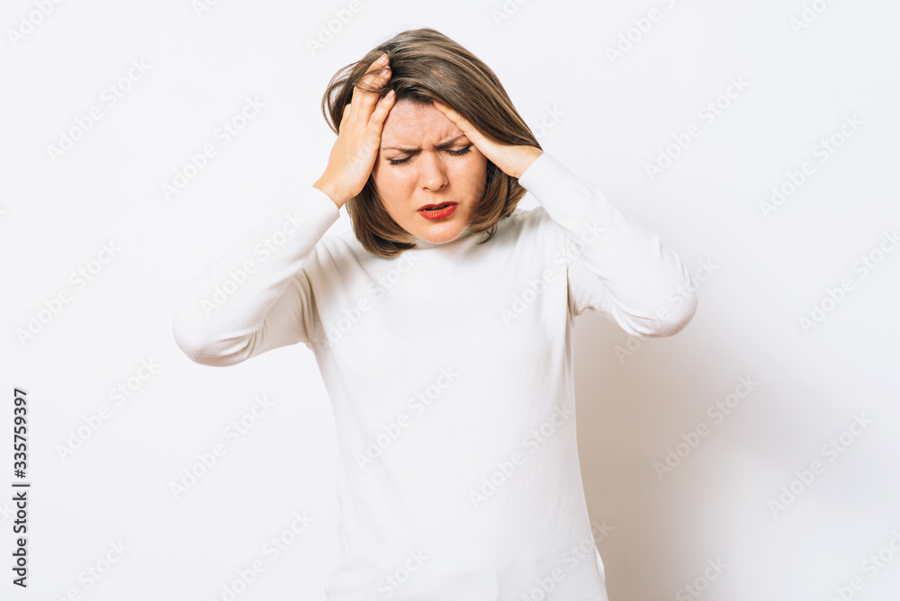 Headache woman