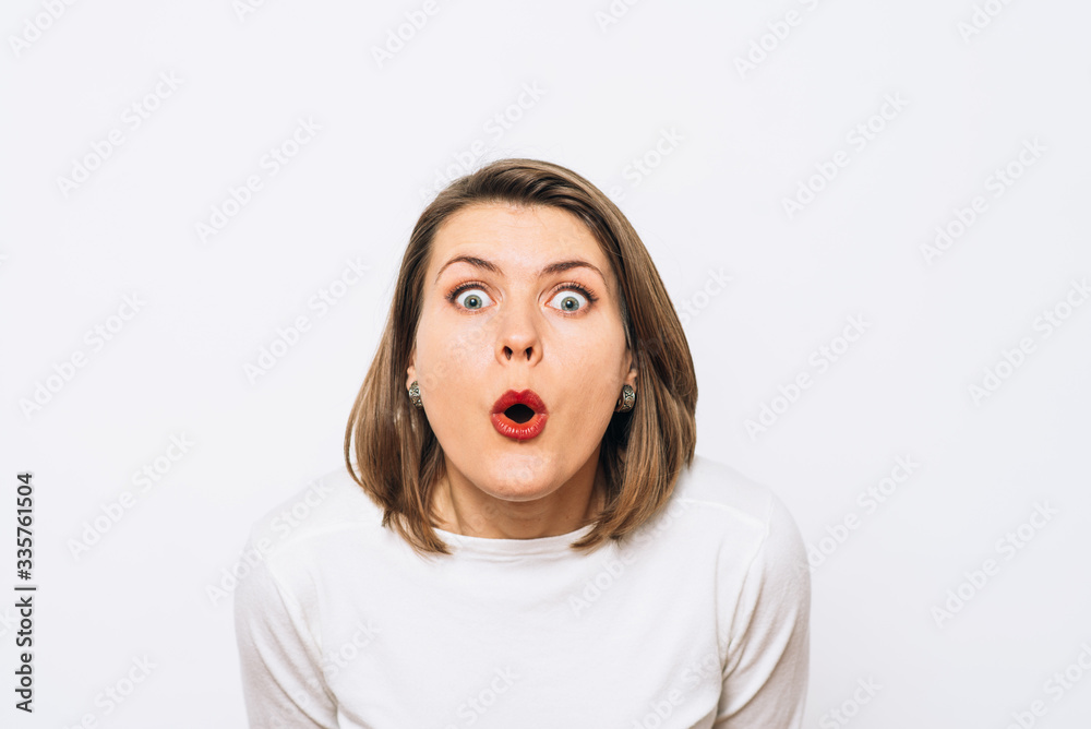 Woman surprised Woman surprised