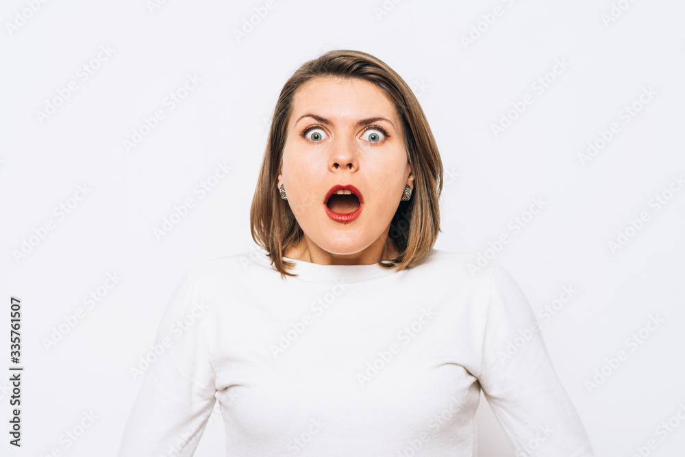 Woman surprised Woman surprised