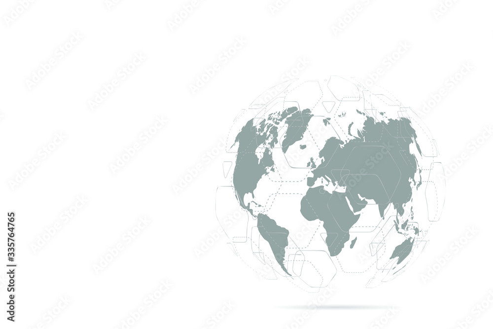 Abstract mash line and point scales on white background with Global. Wire frame 3D mesh polygonal network line, design sphere, dot and structure. Vector illustration eps 10. Abstract mash line and point scales on white background with Global. Wire frame 3D mesh polygonal network line, design sphere, dot and structure. Vector illustration eps 10.