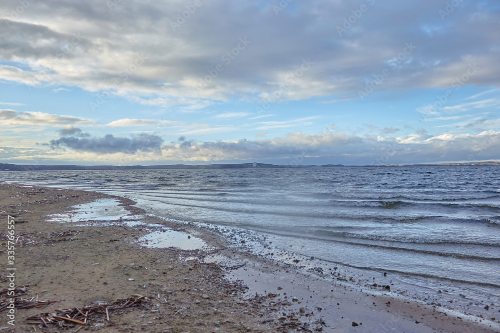 Coastline and sea in early spring
Coastline and sea in early spring