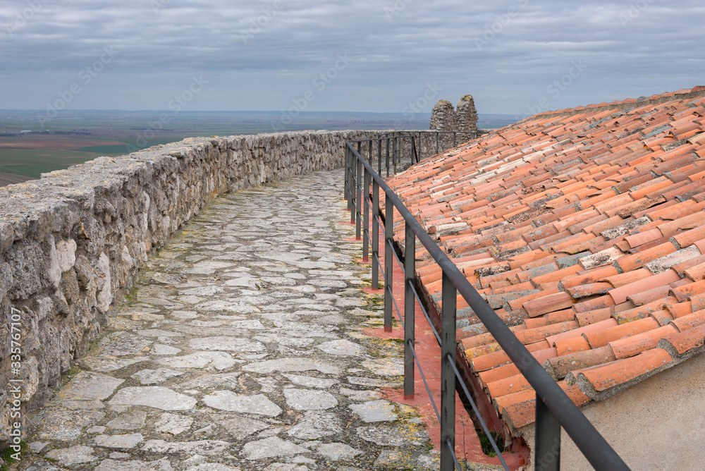 Fototapeta premium Urueña walled village in Valladolid province, spain