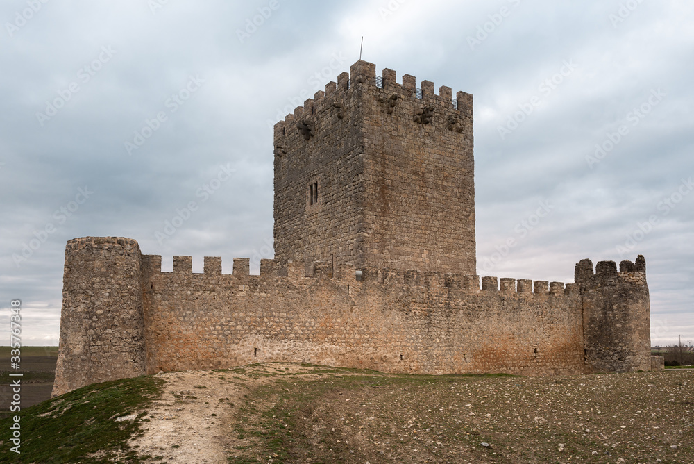 Castle of Tiedra, Valladolid province, Spain