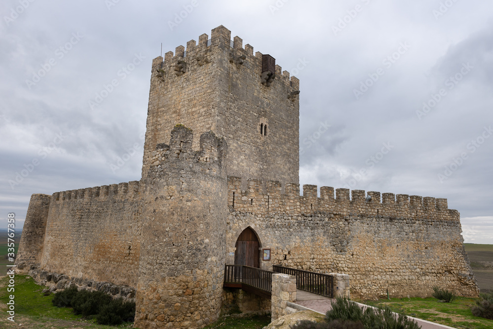 Castle of Tiedra, Valladolid province, Spain