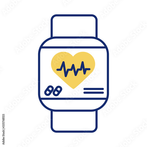 smartwatch with heart cardio health online line style