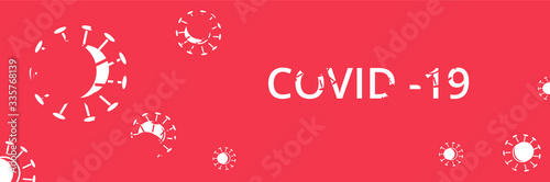 Vector design COVID-19 Coronavirus concept.