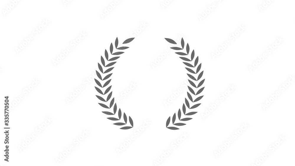 Gray wheat icon on white background,New wheat icon,science icon