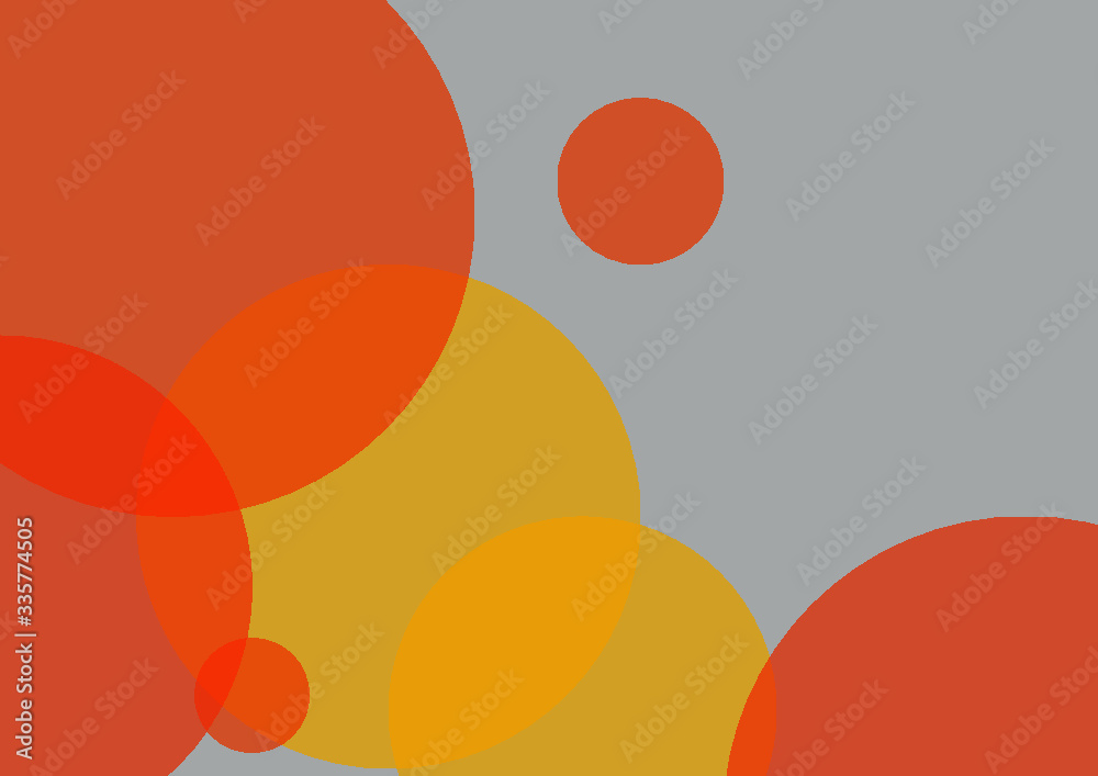 Obraz premium Circle Geometry Colorful Composition Shape Wallpaper Background Illustration