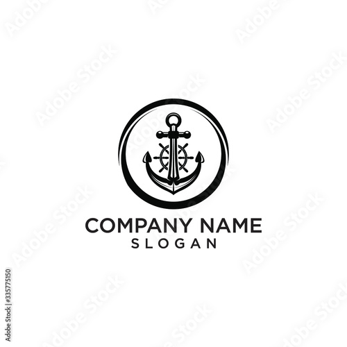 Anchor Logo Vector Design Template