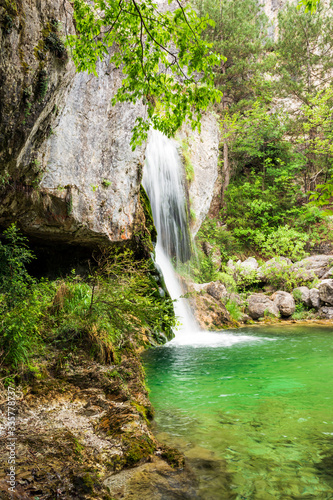 Ourlia waterfalls at Olympus mountain  Greece