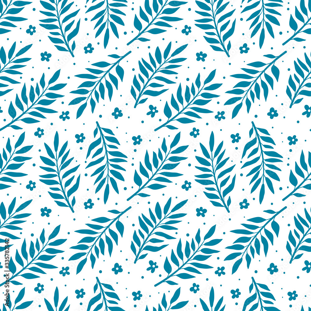 abstract flowers and leaves abstract flowers and leaves