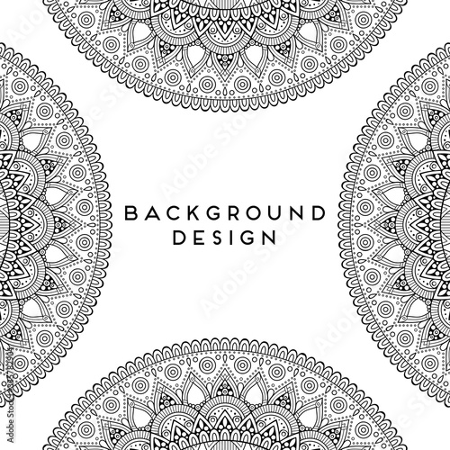 luxury ornamental mandala design background