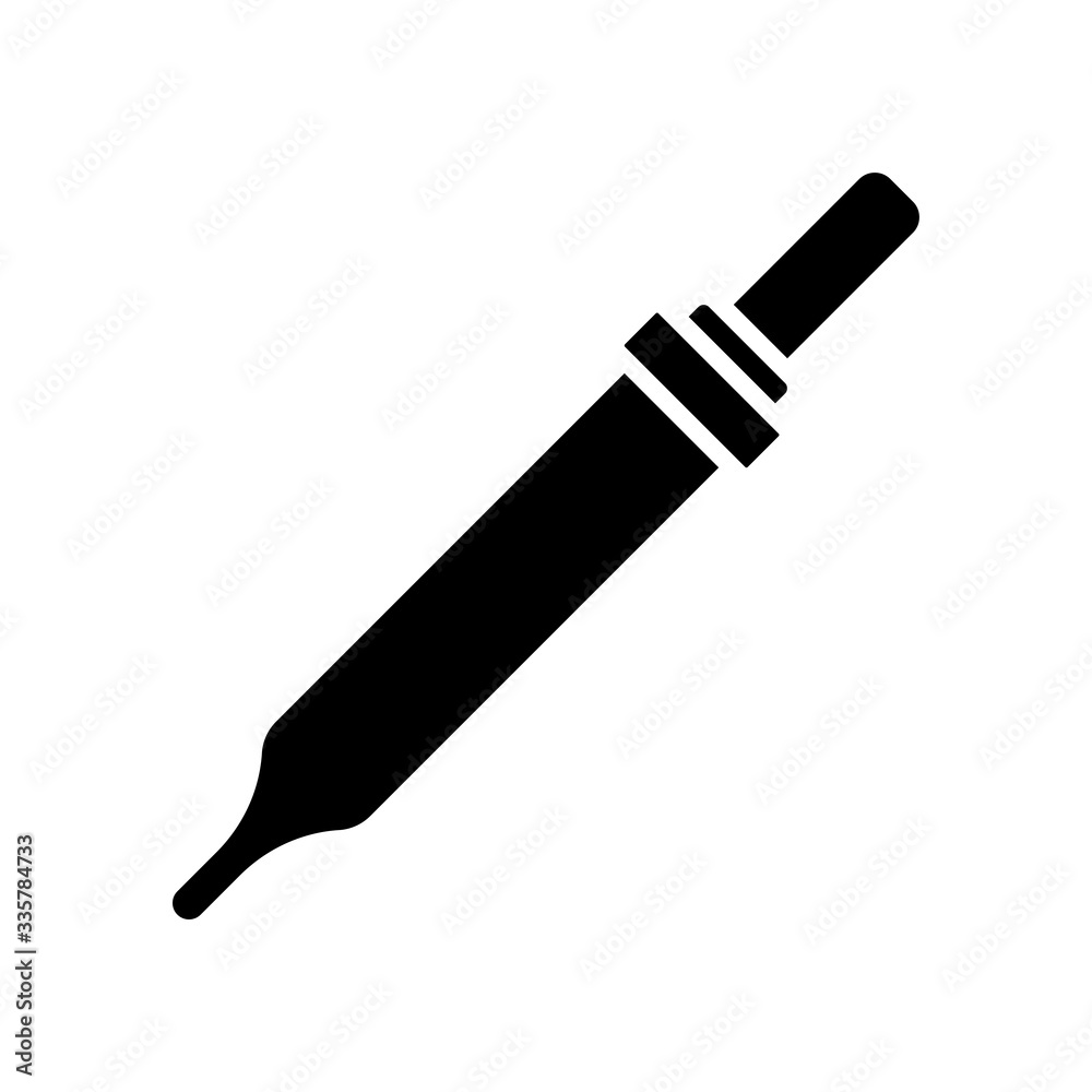 Dropper icon vector template Dropper icon vector template