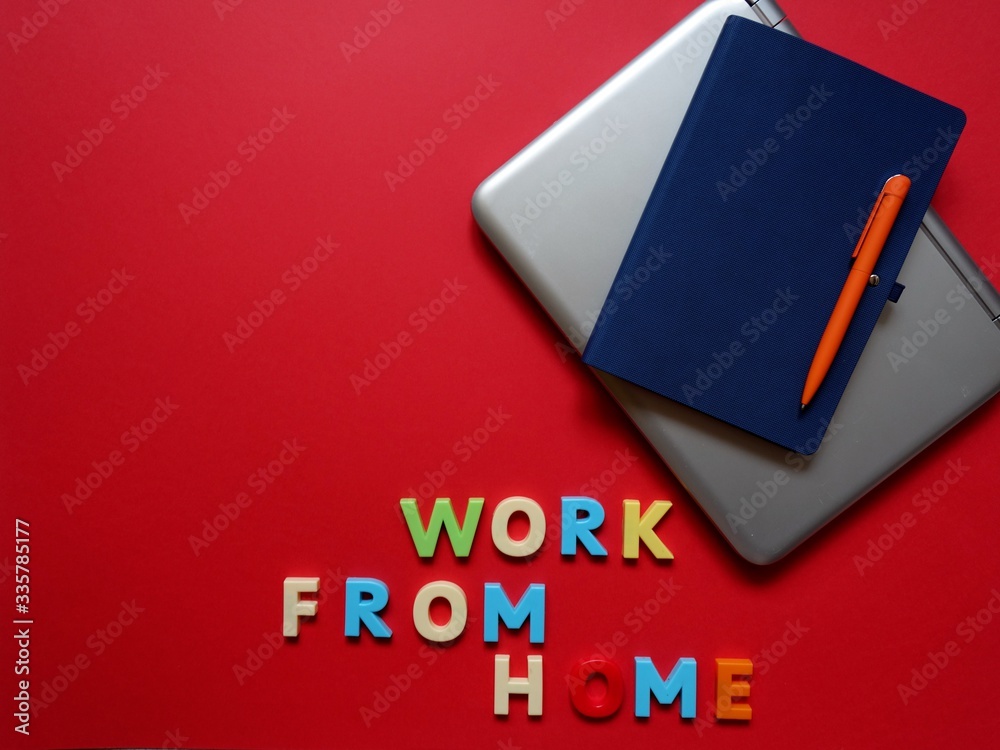 layout on the topic of remote work layout on the topic of remote work