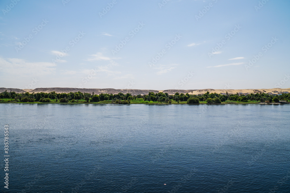 Fototapeta premium Cruising the magical Nile River, Aswan, Egypt