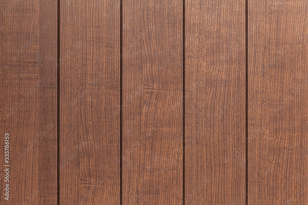 Naklejka premium Brown natural wood texture and seamless background.